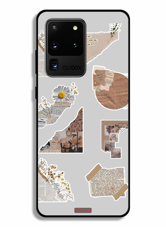 Tolwak غطاء حماية لجهاز سامسونج جالاكسي S20 ألترا مع ملصقات ورقية - Image 2