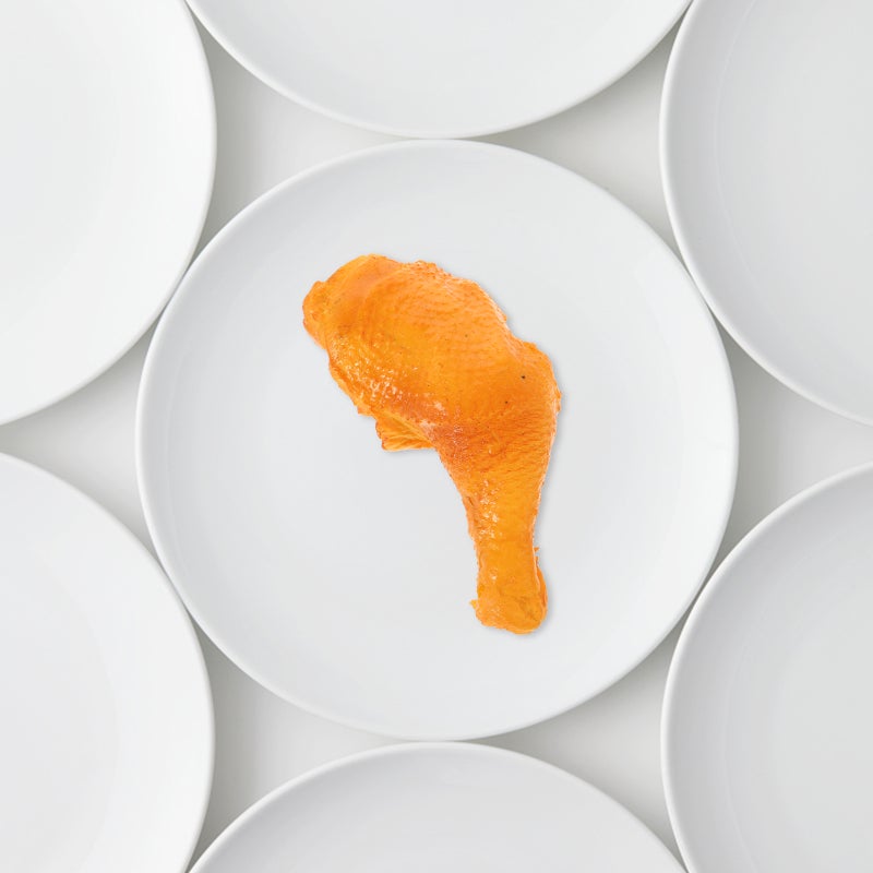 Fake Food Lifelike Chicken Leg Salt Baked Chicken Leg Food Display Photography Prop - Image 4