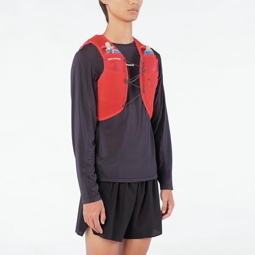 Salomon ADV HYDRA VEST 8 Running Hydration Pack , Fiery Red, XS - Image 2