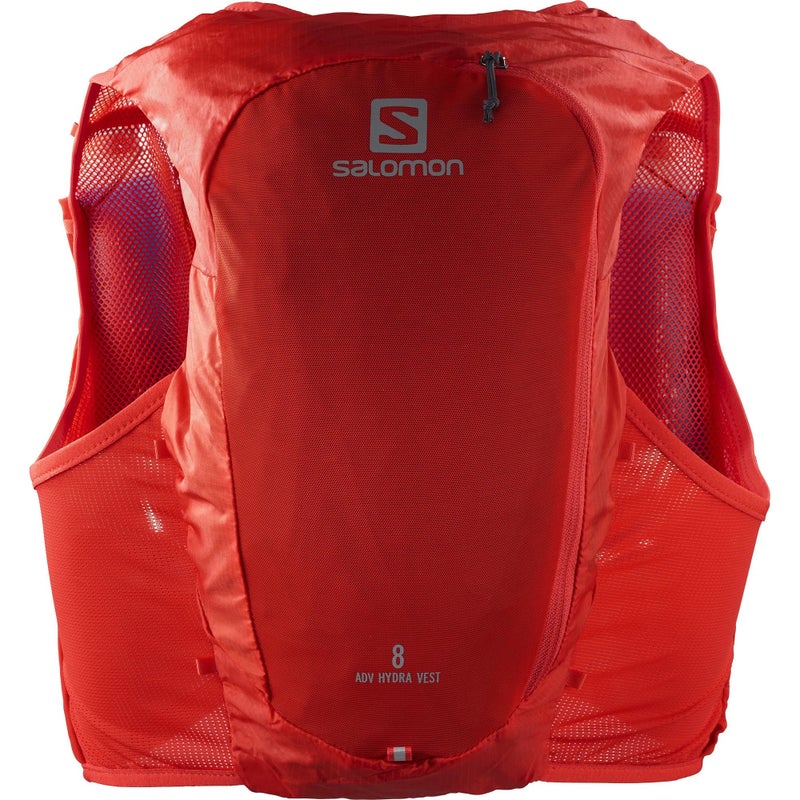Salomon ADV HYDRA VEST 8 Running Hydration Pack , Fiery Red, XS - Image 5