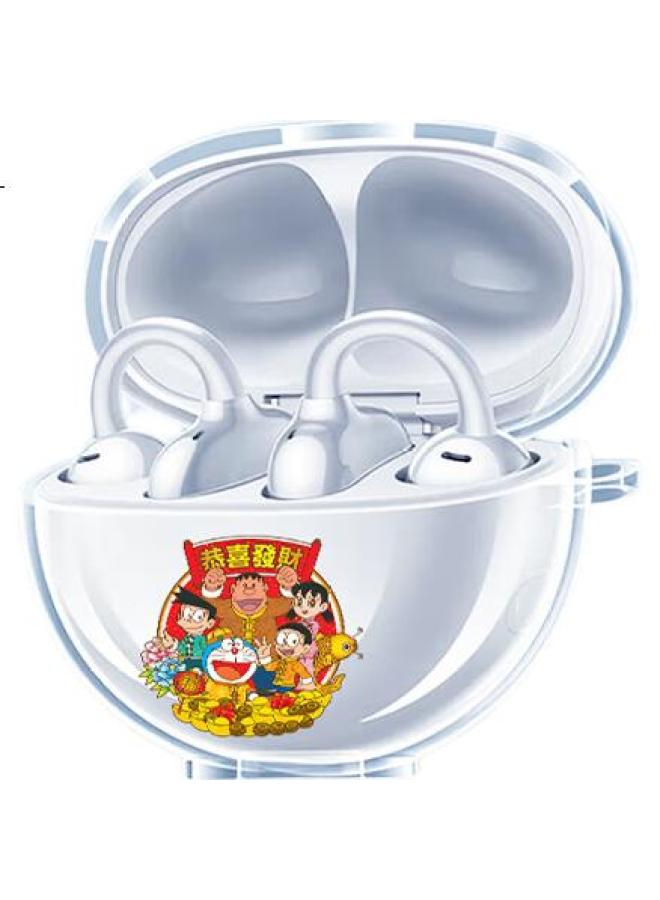 Hotfire Doraemon Genuine Authorized Huawei Freeclip Protective Case Earphone Protective Cover Silicone Charging Compartment Protection Anti-Fall Snake Year Limited Edition Soft Shell - Image 1