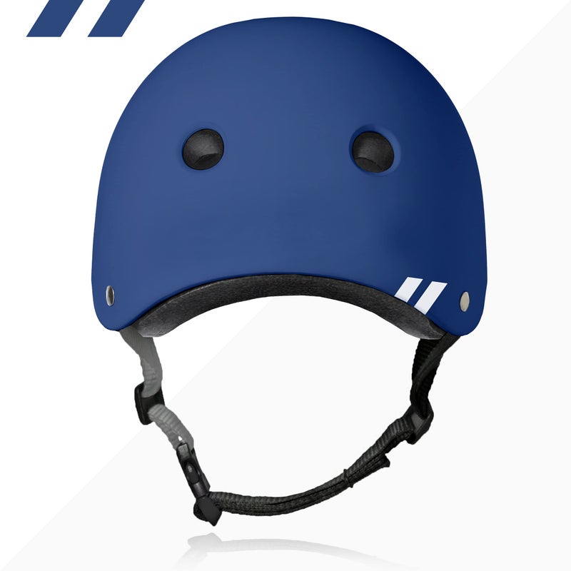 80Six Dual Certified Kids Bike, Skate, and Scooter Helmet, Navy Matte, Junior - Ages 5+ - Image 2