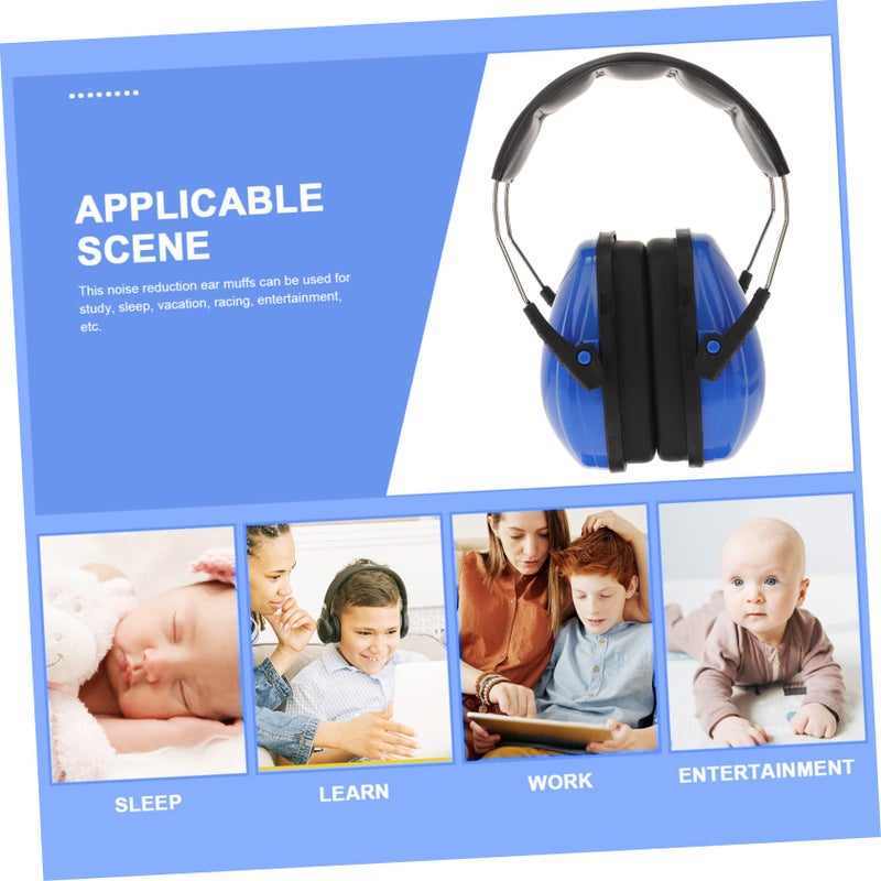 Blue Kids Noise Cancelling Headphones Ear Protection for Children - Image 3