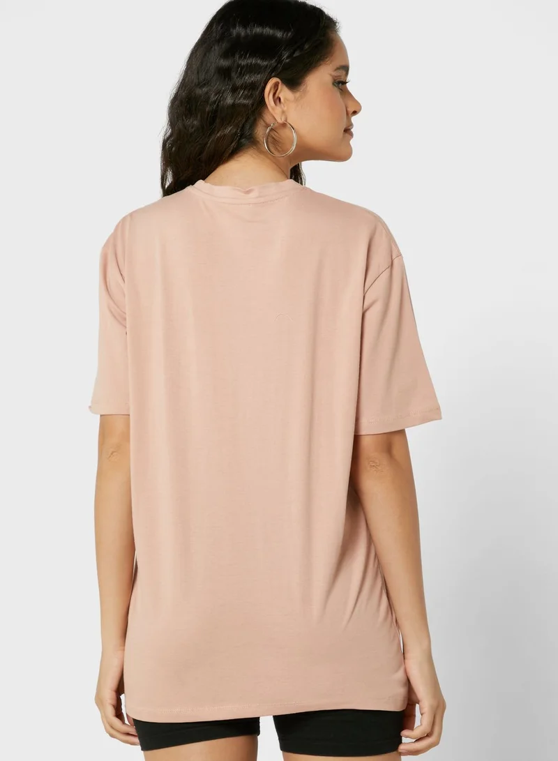 Ginger Graphic Oversized T-Shirt