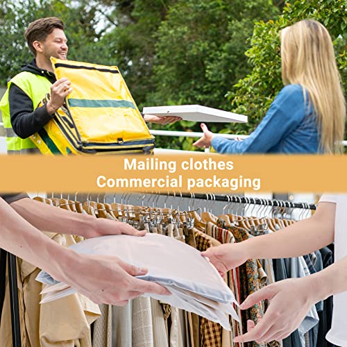 Svaldo Shirt Packaging Bags, 50PCS 11x15 inch Reclosable Poly & Plastic Packaging Bags for Clothing, T-Shirts, Jeans, Pants, Zip Lock with Vent Hole for Travel Storage, Frosted, 3 Mil - Image 3