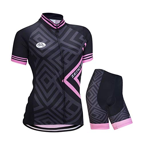 ZEROBIKE® Women's Short Sleeve Cycling Jersey Jacket Cycling Shirt Quick Dry Breathable Mountain Clothing Bike Top - Image 1