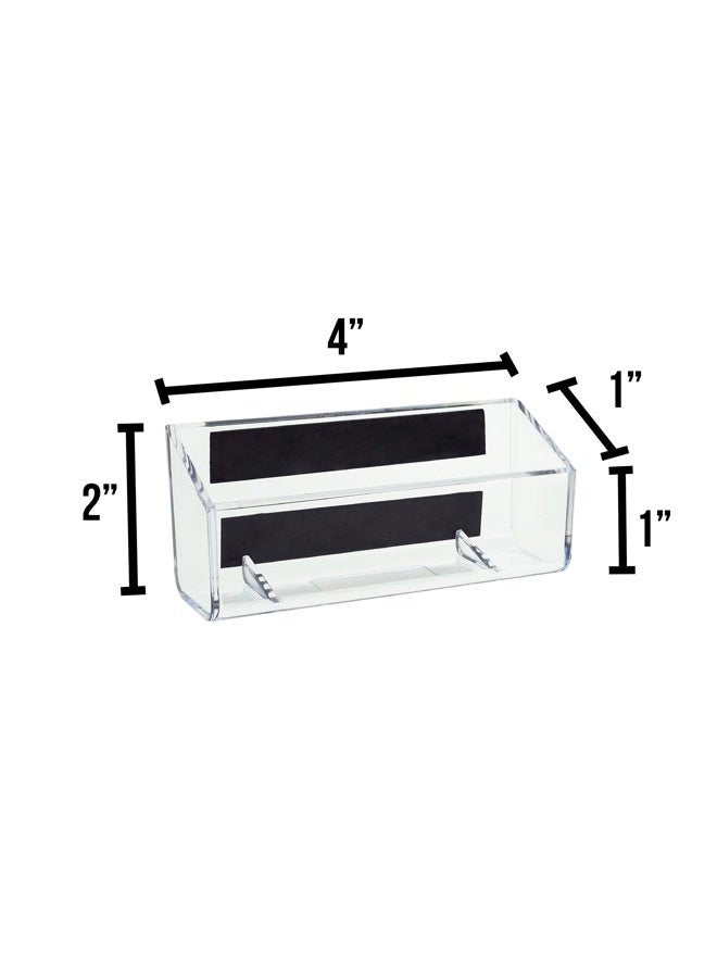 SOURCEONE.ORG Source One Magnetic Business Card/Gift Card Clear Holder Display (S1-Magnet) - Image 4