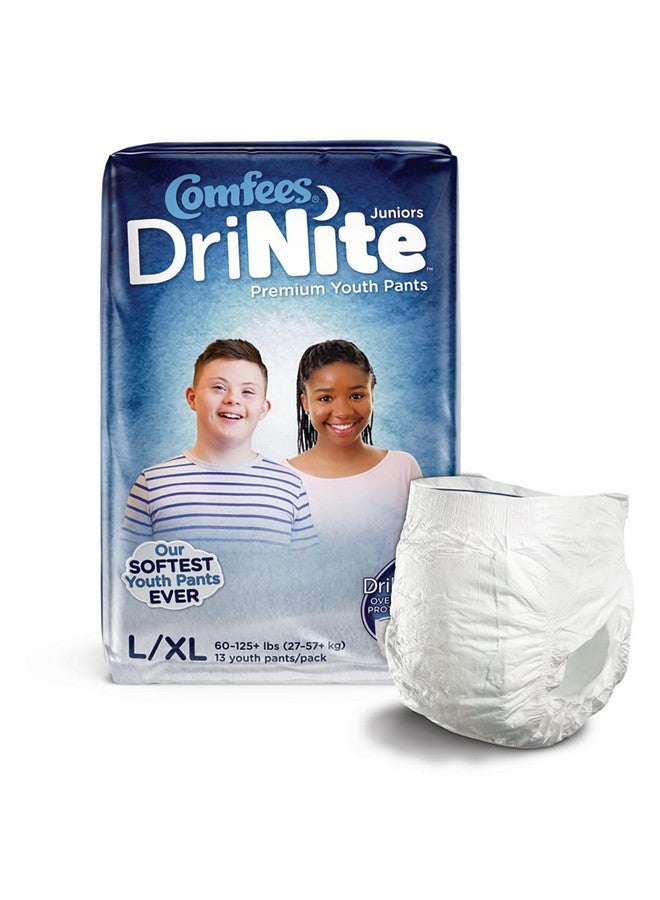 Attends Comfees DriNite Juniors Youth Youth Absorbent Underwear Large / X-Large 60 to 125 lbs. CMF-YLXL, 13 Ct - Image 1