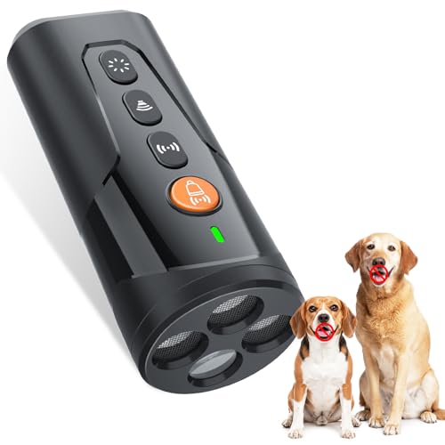 AOZOOM Dog Bark Deterrent Devices, Anti Barking Device for Dogs with 3X Sonic Emitters, Ultrasonic Anti-Barking Devices with 23FT Long Range, Efficient for Stopping Dogs from Barking Indoor & Outdoor - Image 1