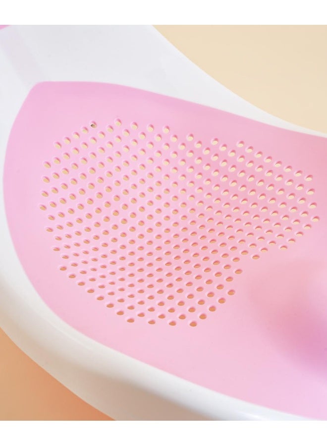 Fab N Funky Baby Bath Support, Ergonomic Design, Compact Size, Modern Aesthetic, 0 Months+, 54 x 27.5 x 22cm - Pink - Image 4