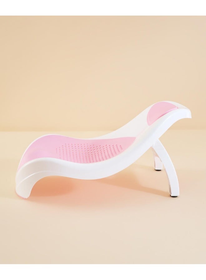 Fab N Funky Baby Bath Support, Ergonomic Design, Compact Size, Modern Aesthetic, 0 Months+, 54 x 27.5 x 22cm - Pink - Image 2