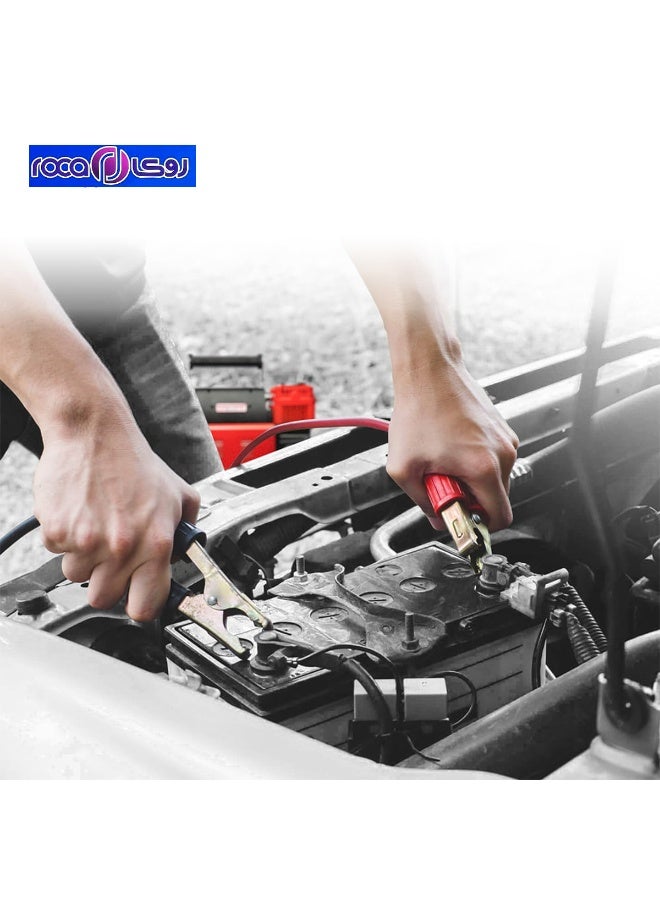 ROCA Portable Dual-Cylinder Air Compressor 300LPM 150PSI w/ 1.5HP Motor & 90A Digital AutoStop, 12V Heavy Duty Tire Inflator Pump for Off-Road/Desert, Aluminum Heat Dissipation (WM102-15C) - Image 4