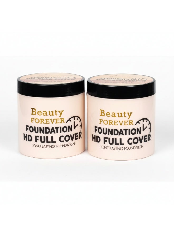 بيوتي فوريفر كريم أساس للجسم من بيوتي فورايفر فل كفر لإخفاء العيوب والحروق – قطعتين 500 مل |01 - Image 1