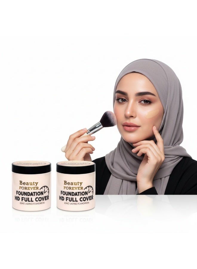 بيوتي فوريفر كريم أساس للجسم من بيوتي فورايفر فل كفر لإخفاء العيوب والحروق – قطعتين 500 مل |01 - Image 2