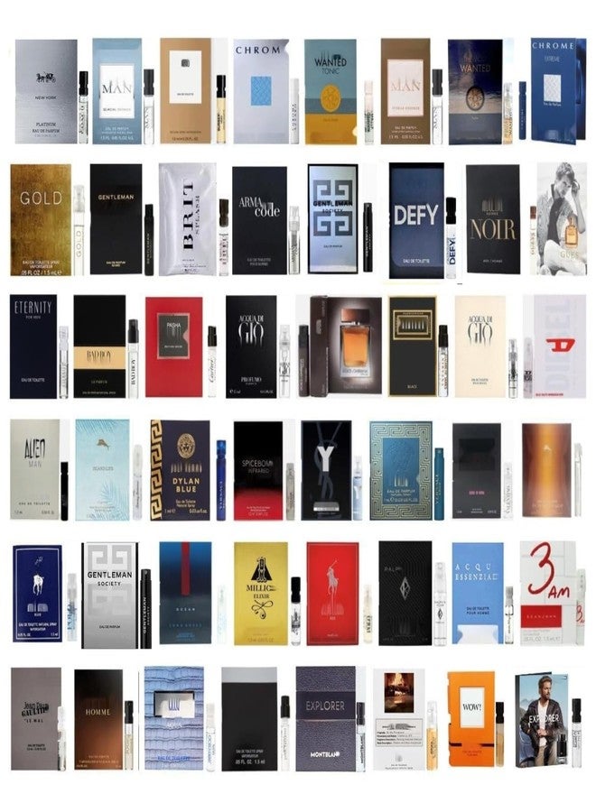 Cologne 11 Designer Samples Vials For Men - Image 3