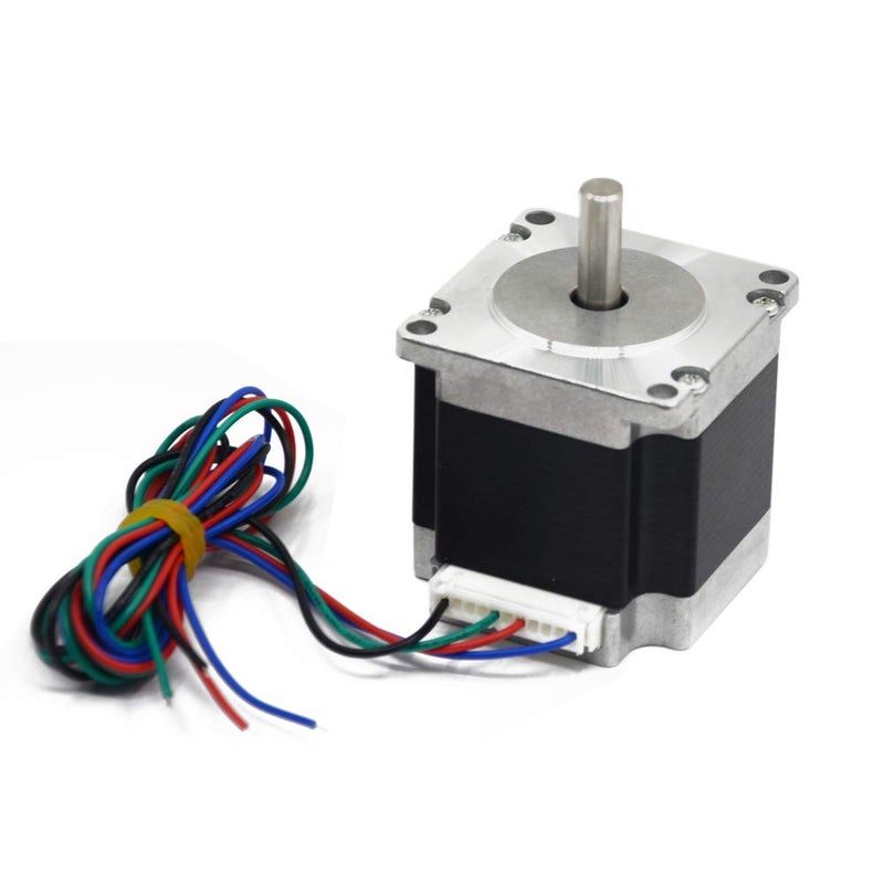 Iverntech Nema 23 Stepper Motor 57x56mm Body 1.8 Stepper Angle 2.0A 2 Phase 4-Lead with 80cm Cable for 3D Printer, CNC Machine and Robotics - Image 1