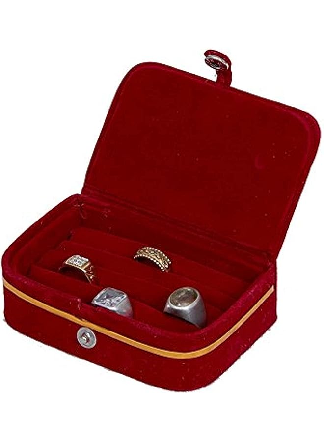 IAF Organizer Bag Three-layer Jewelry Storage Box with Large Capacity Suitable for Necklaces, Rings, Earrings, Bracelets, Hairpin Jewelry, Brooches - Image 1