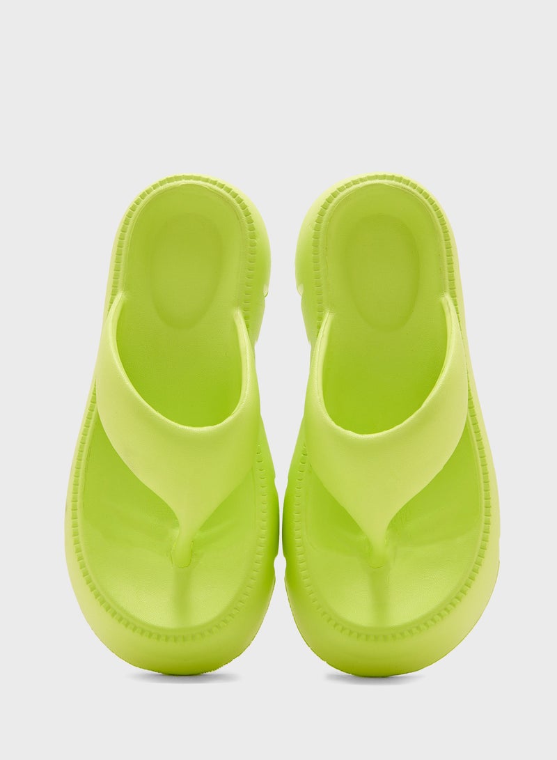 Ginger Chunky Toe Post Flipflop - Image 4
