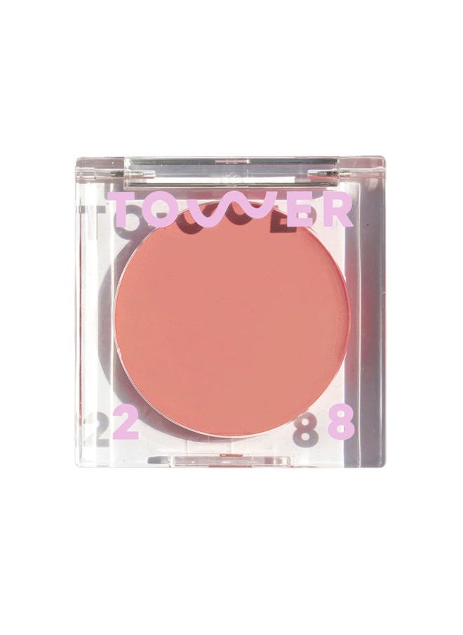 TOWER 28 Beauty BeachPlease Cream Blush for Cheeks and Lips - Multi-Purpose Lip and Cheek Tint in Rosy Nude - for Sensitive Skin – Color MAGIC HOUR, Luminous Finish  - Image 1