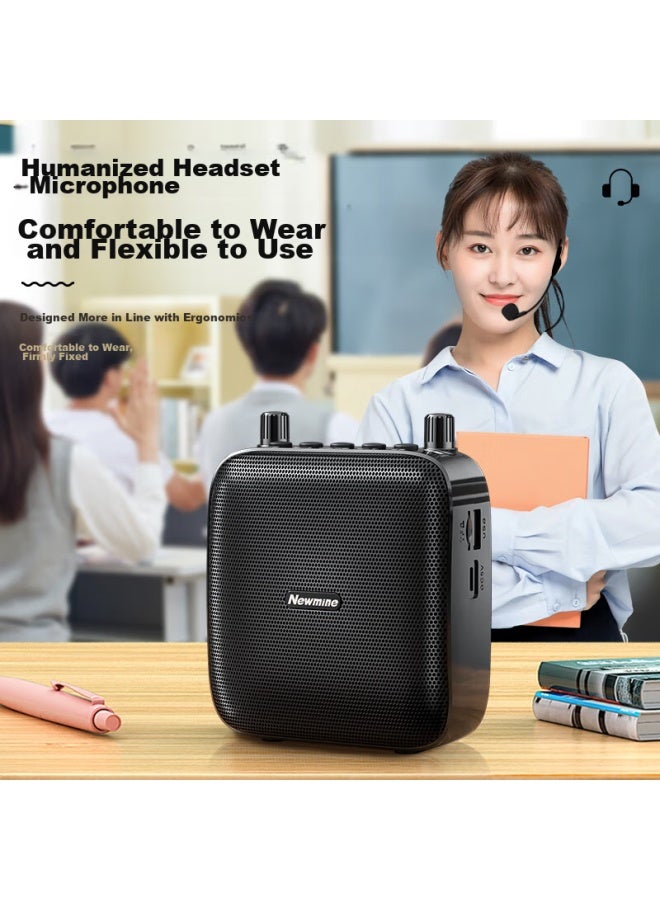Newmine U-228 Mini Megaphone, Teacher-specific Microphone, Tour Guide Waist-mounted Bluetooth Speaker, Portable Handheld Loudspeaker, Classroom Teaching Personal Speaker, High Volume - Image 3