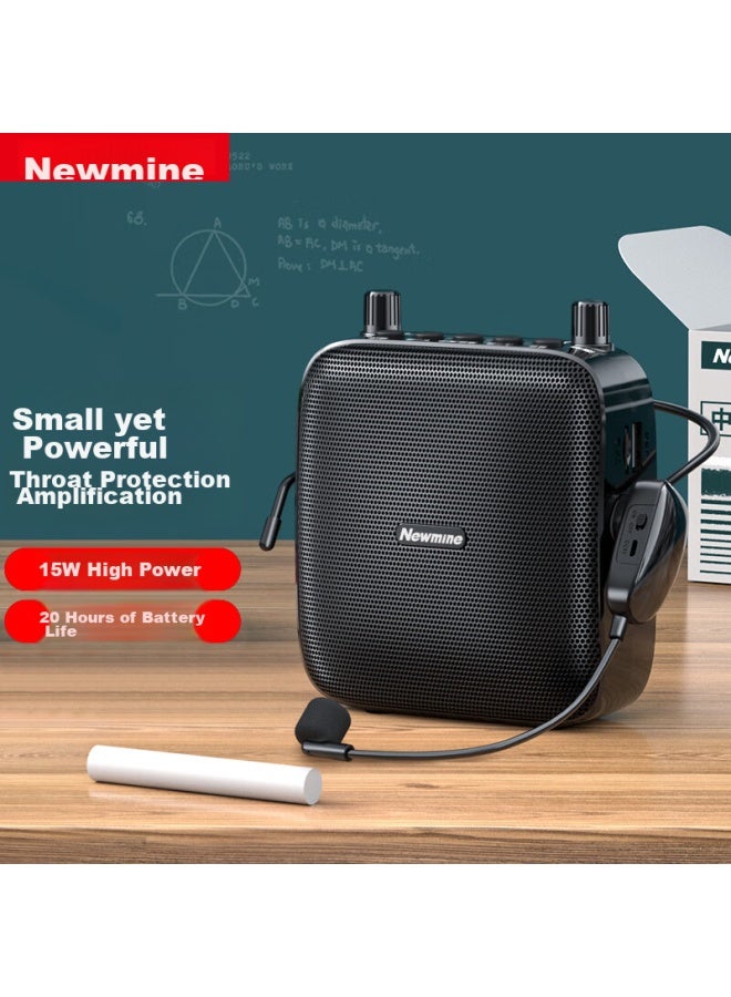 Newmine U-228 Mini Megaphone, Teacher-specific Microphone, Tour Guide Waist-mounted Bluetooth Speaker, Portable Handheld Loudspeaker, Classroom Teaching Personal Speaker, High Volume - Image 1