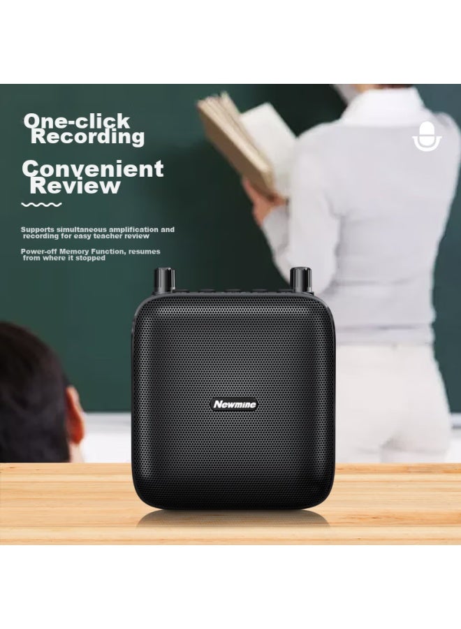Newmine U-228 Mini Megaphone, Teacher-specific Microphone, Tour Guide Waist-mounted Bluetooth Speaker, Portable Handheld Loudspeaker, Classroom Teaching Personal Speaker, High Volume - Image 2