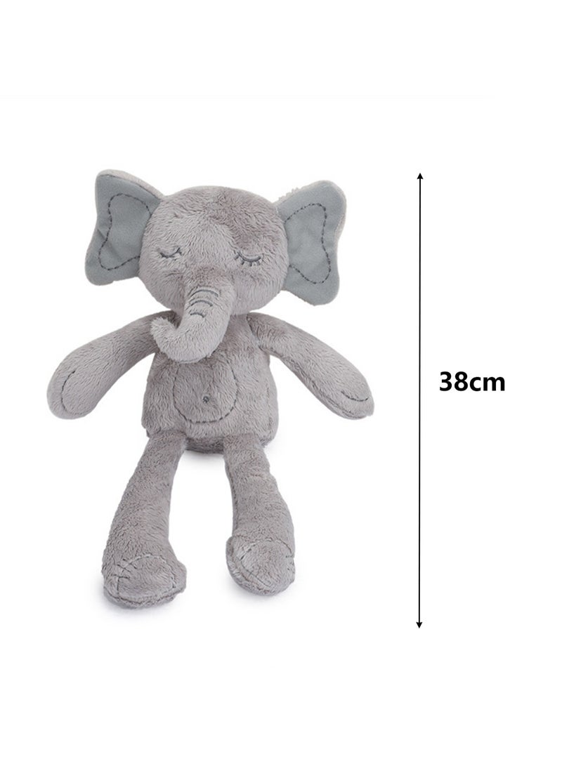 Soothing Baby Long-Legged Doll Plush Toy (Gray long-legged elephant) - Image 2