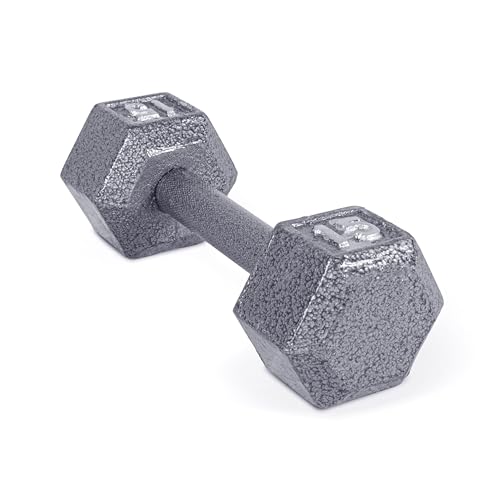 CAP Barbell دمبل هكس من الحديد الزهر من CAP باربل، مفرد، 15 رطل - Image 1