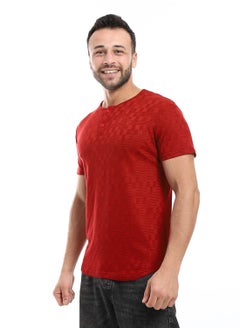 Caesar Mens T- Shirt With Half Sleeves And Round Neck  - Image 2