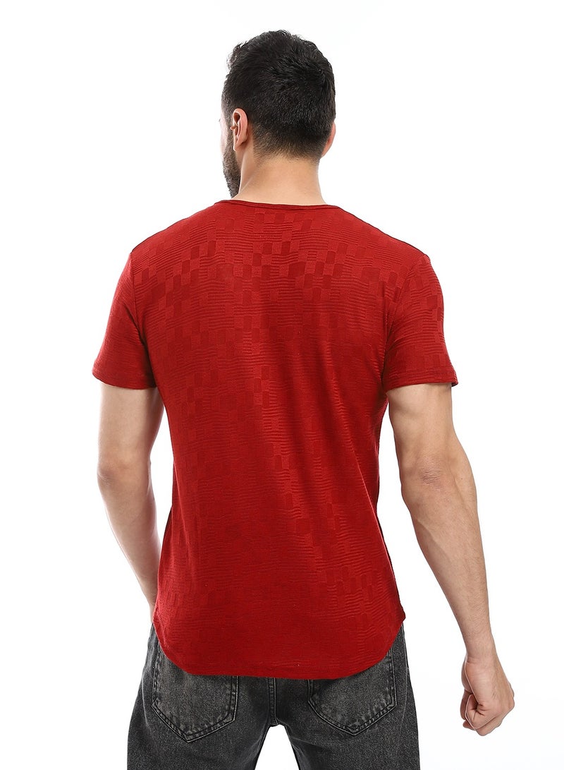 Caesar Mens T- Shirt With Half Sleeves And Round Neck - Image 4