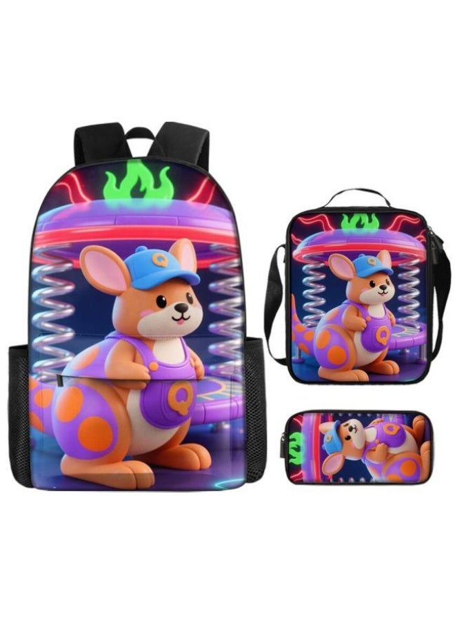 Bright Li Fire Fun cartoon styling, bag three-piece surprise online (students, children, friends' outings, mountain climbing, etc. are available) - 15 - Image 2
