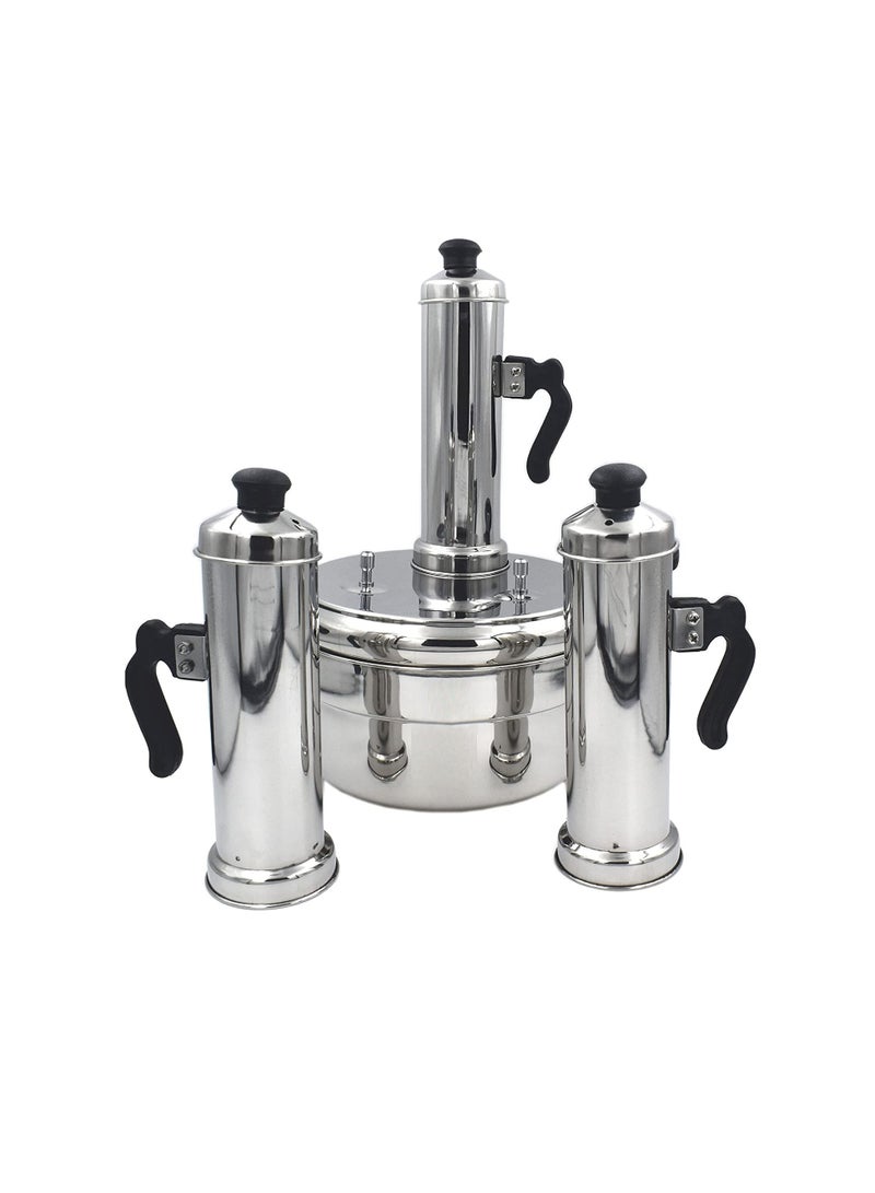 Ayda 3 Puttu Maker Stainless Steel 