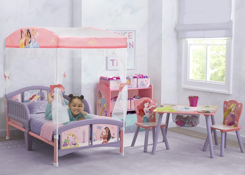 Delta Children Disney Princess Canopy Toddler Bed - Image 2