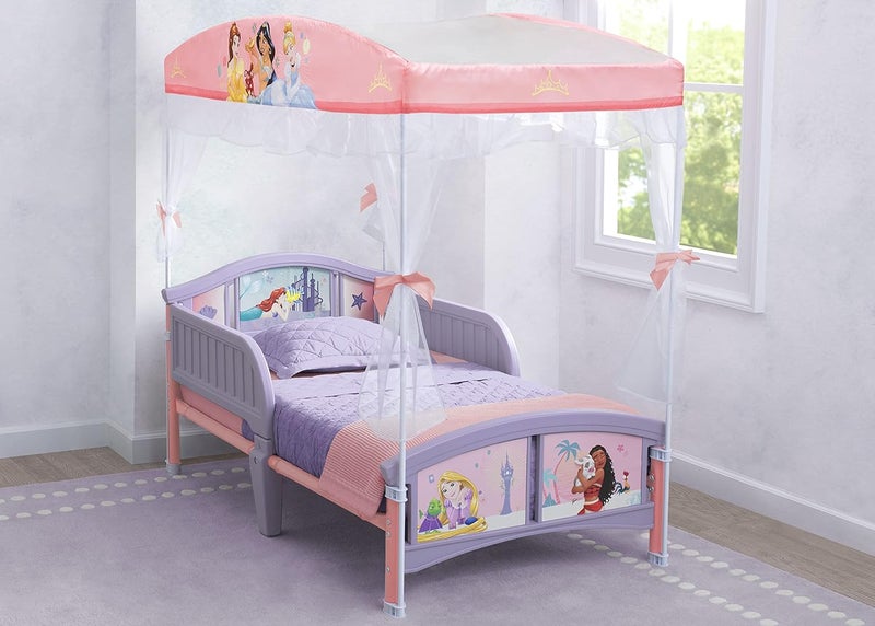 Delta Children Disney Princess Canopy Toddler Bed - Image 3