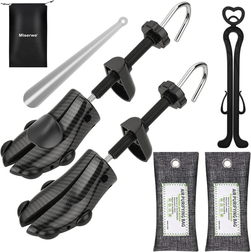 Miserwe Shoe Stretcher with Carrying Bag Professional Adjustable Shoe Stretcher for Men and Women - Image 1