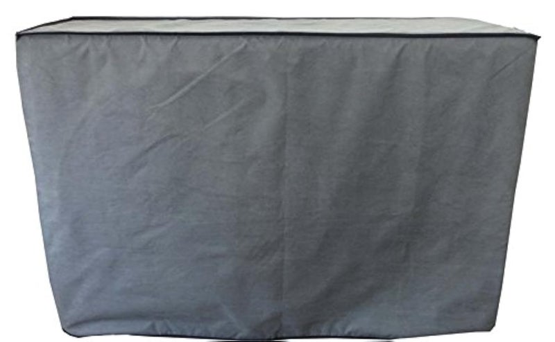 Lithara Polyester Waterproof Printed Ac Cover For Split Ac 2 Ton Outdoor Unit | All Weather Cover | Elastic Stretchable | (Grey) - Image 3