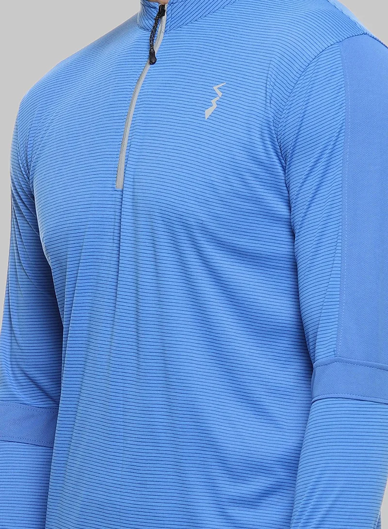 كامبوس سوترا تي شيرت Activewear بلون أزرق فاتح للرجال