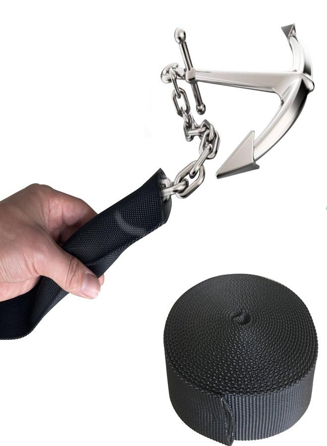 RddenIy Anchor Chain Protective Cover Black 10 FT Flexible Protective Sleeve for Protecting Boat Anchor Chain Finish from Serious Abrasion Resistance Corrosion - Image 5