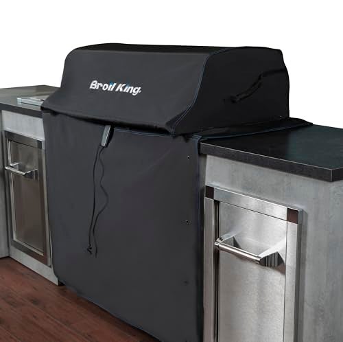 Broil King 68592 Premium Builtin Grill Cover Imperial 500 Series Black - Image 1
