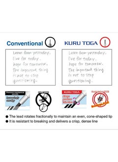 Uni Kuru Toga Roulette Model Auto Lead Rotation 0.5Mm Mechanical Pencil Silver Body (M510171P.26)  - Image 5