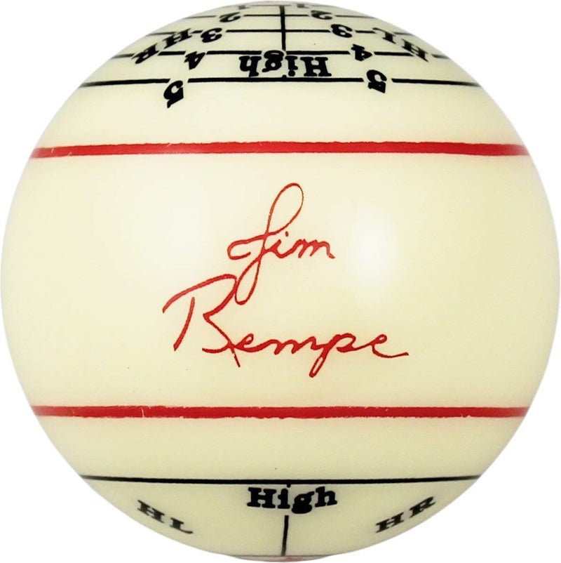 Aramith Jim Rempe Training Cue Ball 2-1/4" Regulation Size Billiard Pool Ball with Instruction Manual Learn to Play Better - Image 5