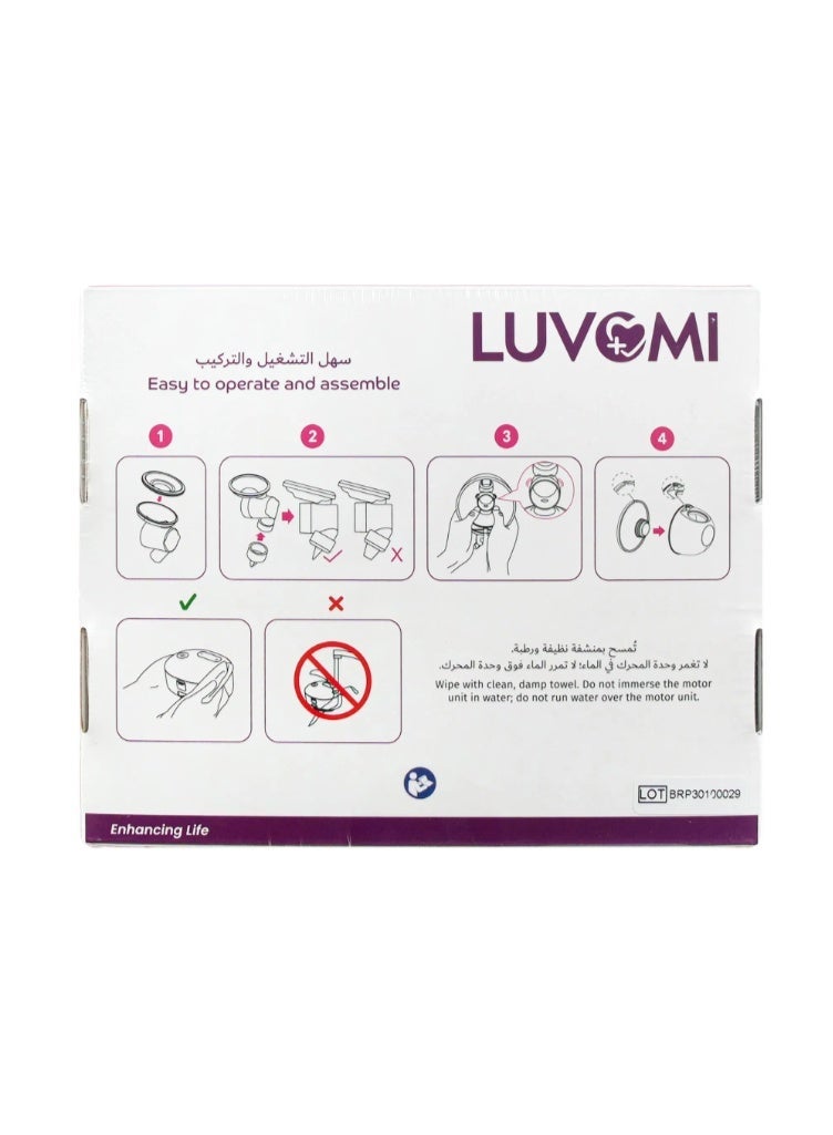 Luvomi Electric Wearable Breast Pump BRP-301 – Hands-Free Portable Breast Pump - Image 2