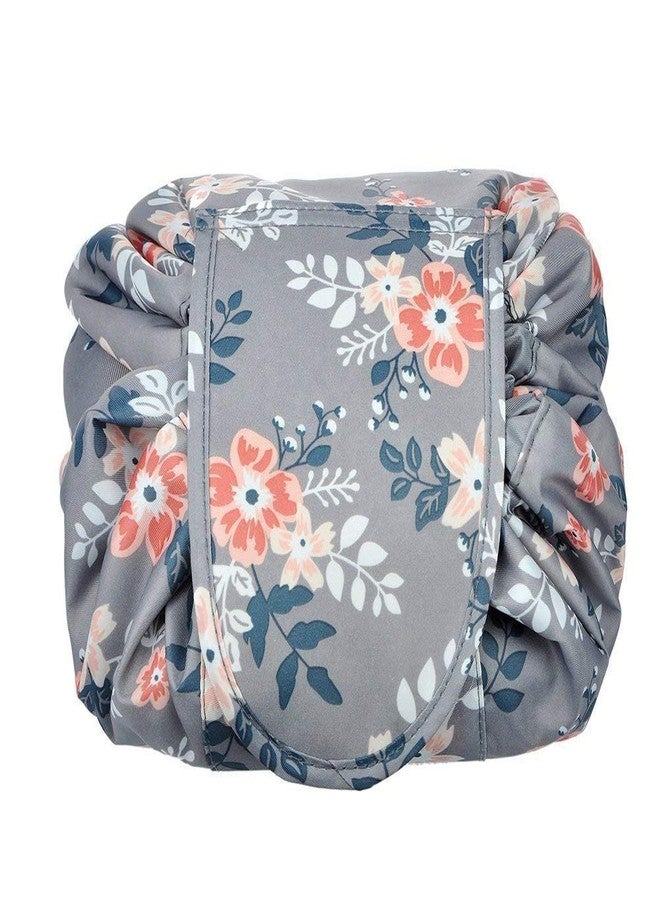 VIETNAM Presents Portable Makeup Bag Large Capacity Waterproof Travel Cosmetic Bag Quick Easy Pack Round Travel Toiletry Bag Perfect for Storage Pretty Fashion Pattern Drawstring Printed, - Image 2