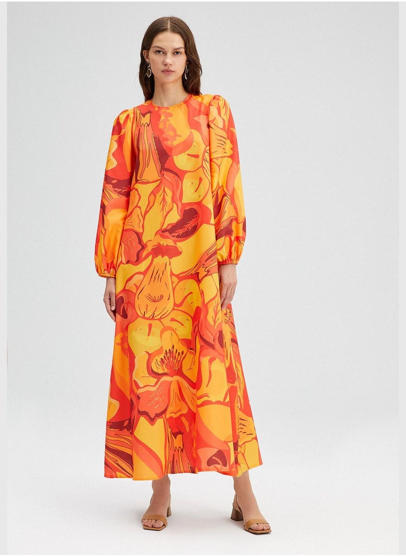 Touche - BALLOON SLEEVE POPLIN DRES - Image 1
