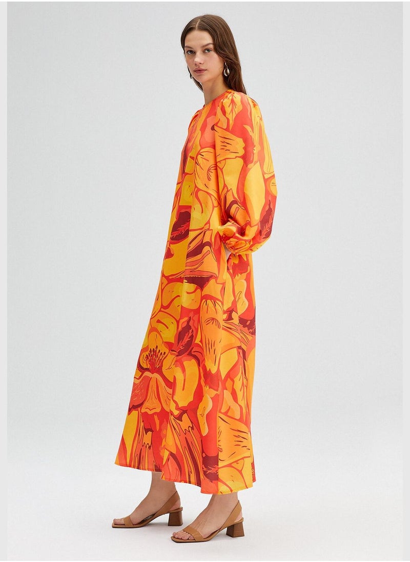 Touche - BALLOON SLEEVE POPLIN DRES - Image 1