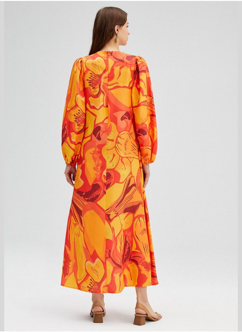 Touche - BALLOON SLEEVE POPLIN DRES - Image 1