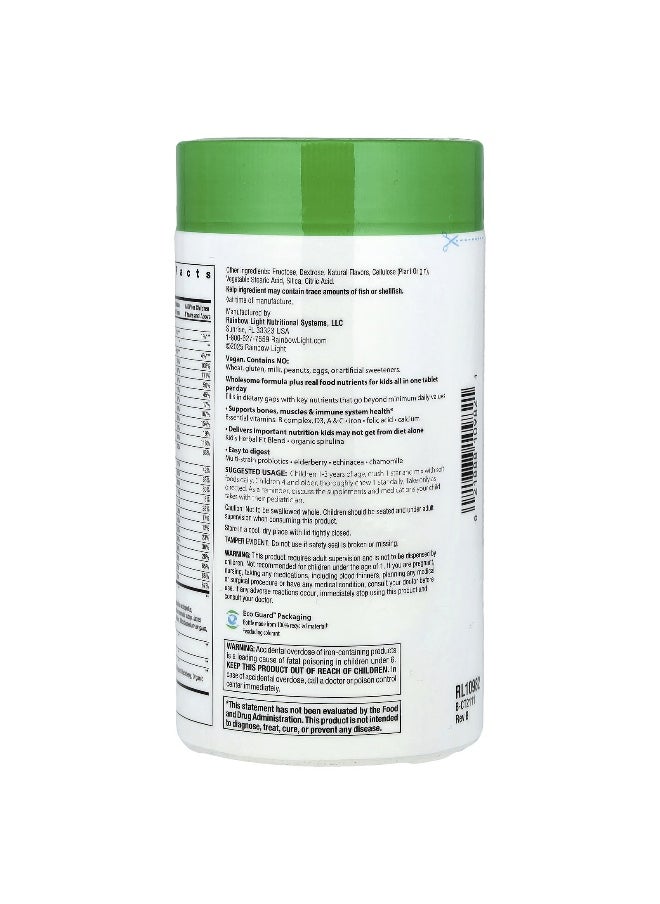 Rainbow Light Rainbow Light, Kid's One®+, For Ages 1 & Above, Fruit Punch, 90 Tablets  - Image 3
