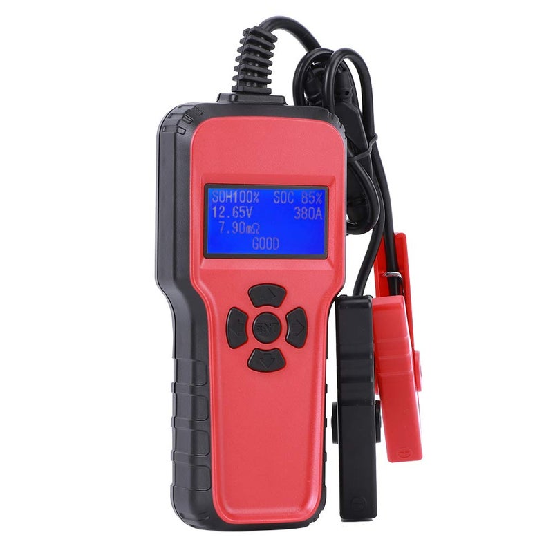 AE1801 Car Battery Tester, Digital Battery Analyzer, 12V Battery Capacity Tester with 24in. LCD Display, Multi Language Support for CCA, CA, BCI, MCA Standards, - Image 5