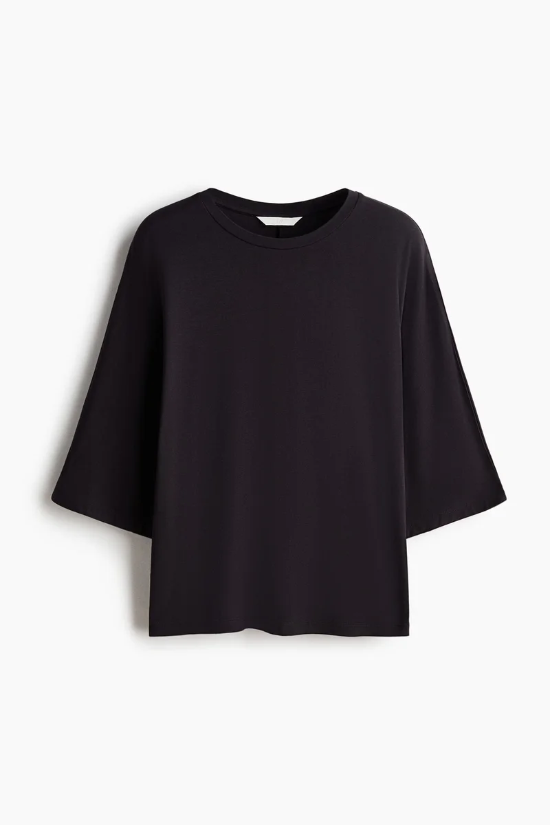 H&M Batwing-sleeved viscose top