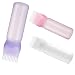 Amzlysdok 3PCS Root Comb Applicator Bottle 6ozHair Oil Applicator with Graduated Scale Hair Oiling Bottle Brush for Home or Salon Use3 Colors - Image 2